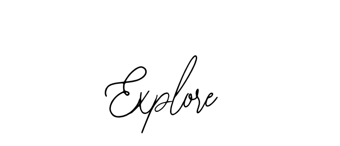 How to make Explore name signature. Use Bearetta-2O07w style for creating short signs online. This is the latest handwritten sign. Explore signature style 12 images and pictures png