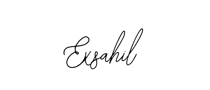 See photos of Exsahil official signature by Spectra . Check more albums & portfolios. Read reviews & check more about Bearetta-2O07w font. Exsahil signature style 12 images and pictures png