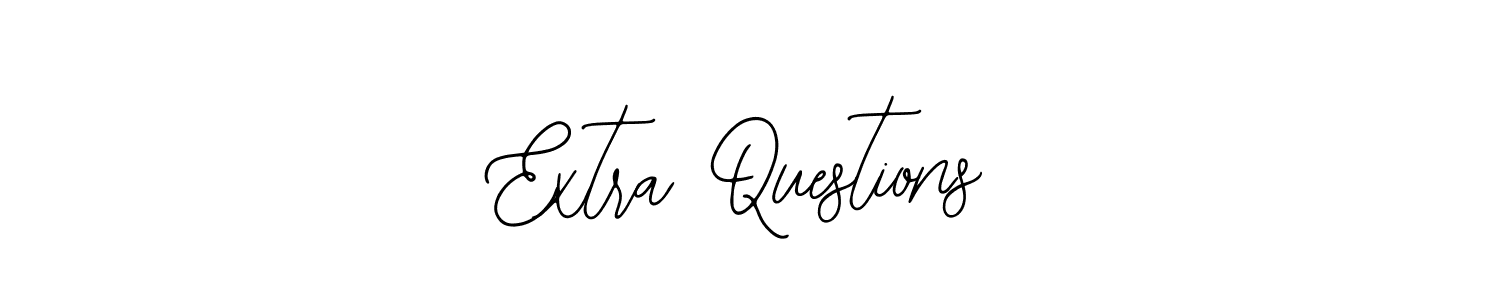 Similarly Bearetta-2O07w is the best handwritten signature design. Signature creator online .You can use it as an online autograph creator for name Extra Questions. Extra Questions signature style 12 images and pictures png