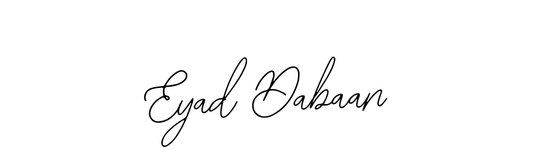 Also we have Eyad Dabaan name is the best signature style. Create professional handwritten signature collection using Bearetta-2O07w autograph style. Eyad Dabaan signature style 12 images and pictures png