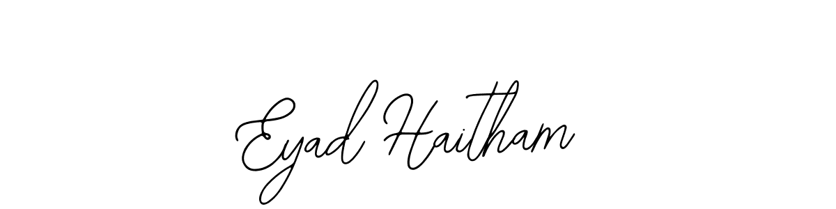 Make a beautiful signature design for name Eyad Haitham. Use this online signature maker to create a handwritten signature for free. Eyad Haitham signature style 12 images and pictures png