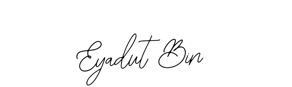 How to Draw Eyadut Bin signature style? Bearetta-2O07w is a latest design signature styles for name Eyadut Bin. Eyadut Bin signature style 12 images and pictures png