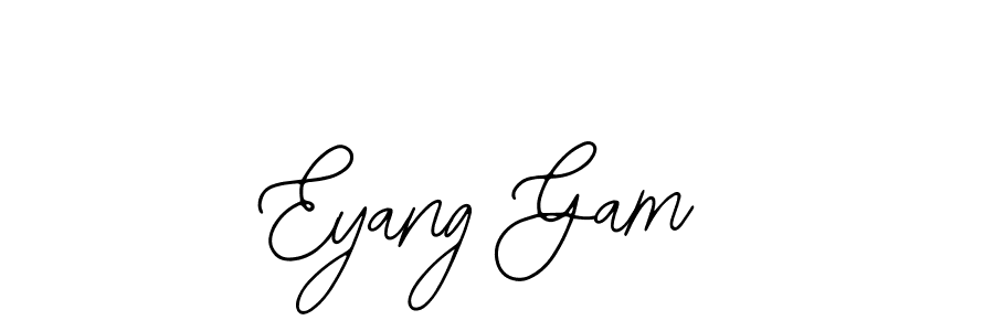 Make a beautiful signature design for name Eyang Gam. With this signature (Bearetta-2O07w) style, you can create a handwritten signature for free. Eyang Gam signature style 12 images and pictures png