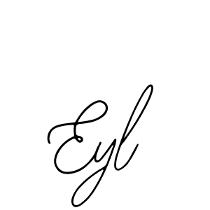 Create a beautiful signature design for name Eyl. With this signature (Bearetta-2O07w) fonts, you can make a handwritten signature for free. Eyl signature style 12 images and pictures png
