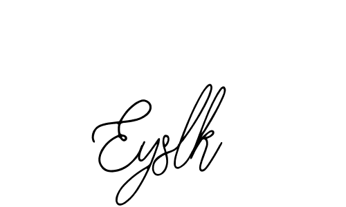 How to make Eyslk signature? Bearetta-2O07w is a professional autograph style. Create handwritten signature for Eyslk name. Eyslk signature style 12 images and pictures png