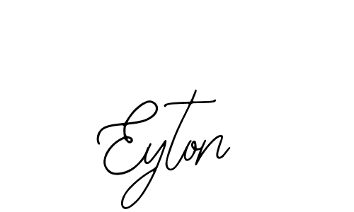 Design your own signature with our free online signature maker. With this signature software, you can create a handwritten (Bearetta-2O07w) signature for name Eyton. Eyton signature style 12 images and pictures png