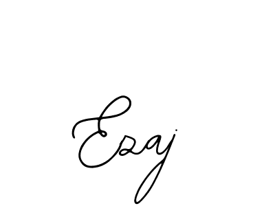 The best way (Bearetta-2O07w) to make a short signature is to pick only two or three words in your name. The name Ezaj include a total of six letters. For converting this name. Ezaj signature style 12 images and pictures png