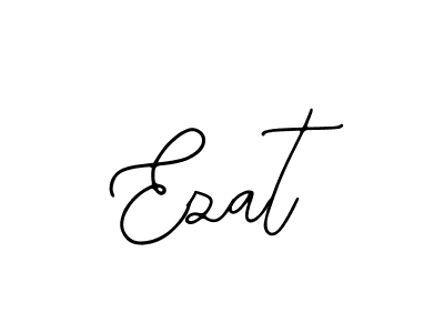 Bearetta-2O07w is a professional signature style that is perfect for those who want to add a touch of class to their signature. It is also a great choice for those who want to make their signature more unique. Get Ezat name to fancy signature for free. Ezat signature style 12 images and pictures png