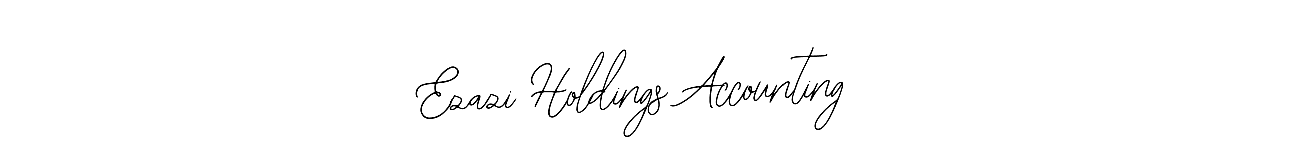 Ezazi Holdings Accounting  stylish signature style. Best Handwritten Sign (Bearetta-2O07w) for my name. Handwritten Signature Collection Ideas for my name Ezazi Holdings Accounting . Ezazi Holdings Accounting  signature style 12 images and pictures png