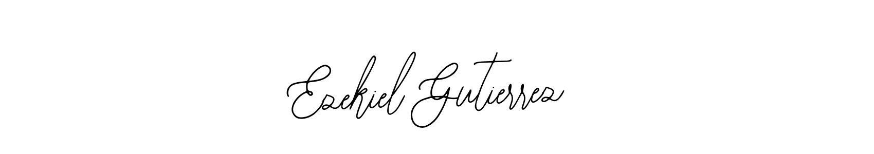 Use a signature maker to create a handwritten signature online. With this signature software, you can design (Bearetta-2O07w) your own signature for name Ezekiel Gutierrez. Ezekiel Gutierrez signature style 12 images and pictures png