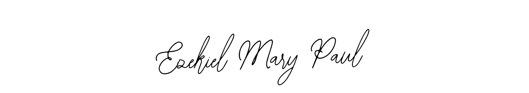 Use a signature maker to create a handwritten signature online. With this signature software, you can design (Bearetta-2O07w) your own signature for name Ezekiel Mary Paul. Ezekiel Mary Paul signature style 12 images and pictures png