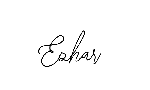 Use a signature maker to create a handwritten signature online. With this signature software, you can design (Bearetta-2O07w) your own signature for name Ezhar. Ezhar signature style 12 images and pictures png