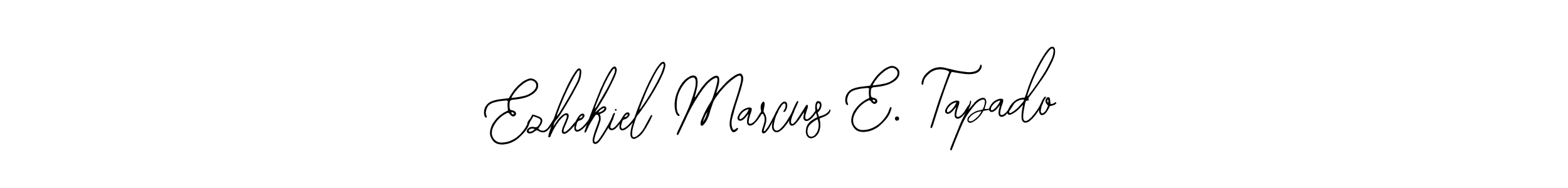 if you are searching for the best signature style for your name Ezhekiel Marcus E. Tapado. so please give up your signature search. here we have designed multiple signature styles  using Bearetta-2O07w. Ezhekiel Marcus E. Tapado signature style 12 images and pictures png