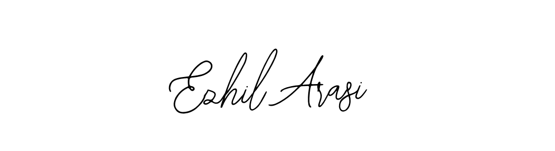 You should practise on your own different ways (Bearetta-2O07w) to write your name (Ezhil Arasi) in signature. don't let someone else do it for you. Ezhil Arasi signature style 12 images and pictures png