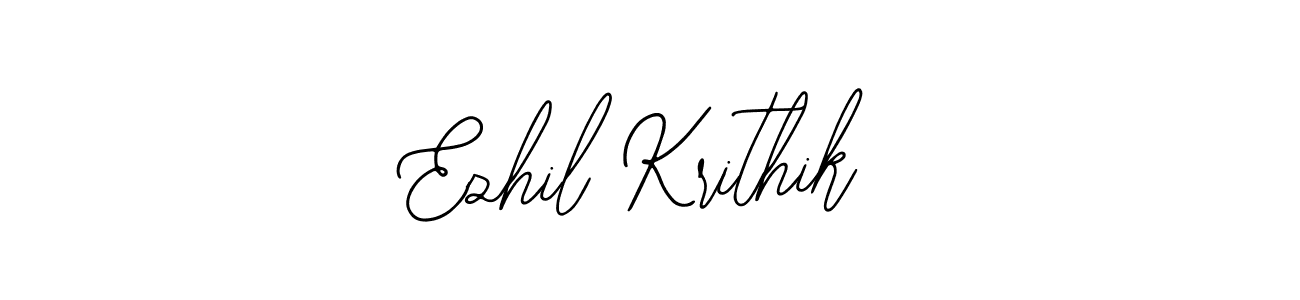 Ezhil Krithik stylish signature style. Best Handwritten Sign (Bearetta-2O07w) for my name. Handwritten Signature Collection Ideas for my name Ezhil Krithik. Ezhil Krithik signature style 12 images and pictures png