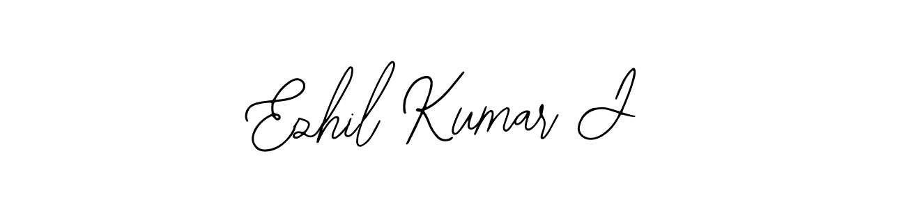 This is the best signature style for the Ezhil Kumar J name. Also you like these signature font (Bearetta-2O07w). Mix name signature. Ezhil Kumar J signature style 12 images and pictures png