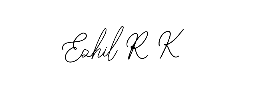 Make a beautiful signature design for name Ezhil R K. Use this online signature maker to create a handwritten signature for free. Ezhil R K signature style 12 images and pictures png