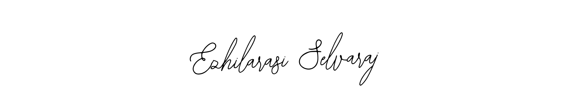 The best way (Bearetta-2O07w) to make a short signature is to pick only two or three words in your name. The name Ezhilarasi Selvaraj include a total of six letters. For converting this name. Ezhilarasi Selvaraj signature style 12 images and pictures png