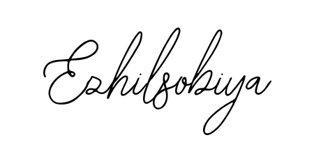 A stylish, flowing autograph style designed for name Ezhilsobiya using Bearetta-2O07w typography. Perfect for digital creative projects. Ezhilsobiya signature style 12 images and pictures png