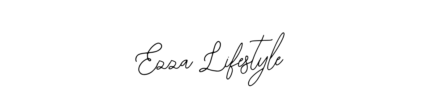 How to Draw Ezza Lifestyle signature style? Bearetta-2O07w is a latest design signature styles for name Ezza Lifestyle. Ezza Lifestyle signature style 12 images and pictures png