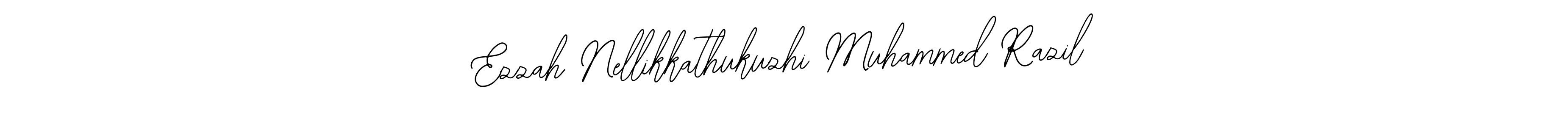 Make a beautiful signature design for name Ezzah Nellikkathukuzhi Muhammed Razil. With this signature (Bearetta-2O07w) style, you can create a handwritten signature for free. Ezzah Nellikkathukuzhi Muhammed Razil signature style 12 images and pictures png