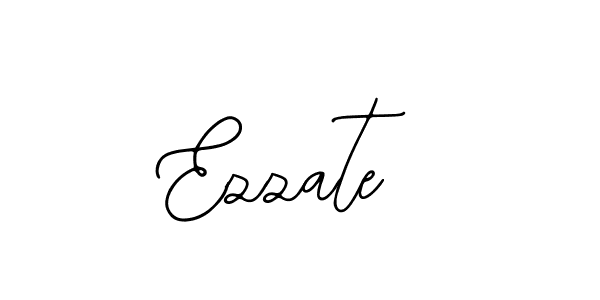 How to make Ezzate name signature. Use Bearetta-2O07w style for creating short signs online. This is the latest handwritten sign. Ezzate signature style 12 images and pictures png