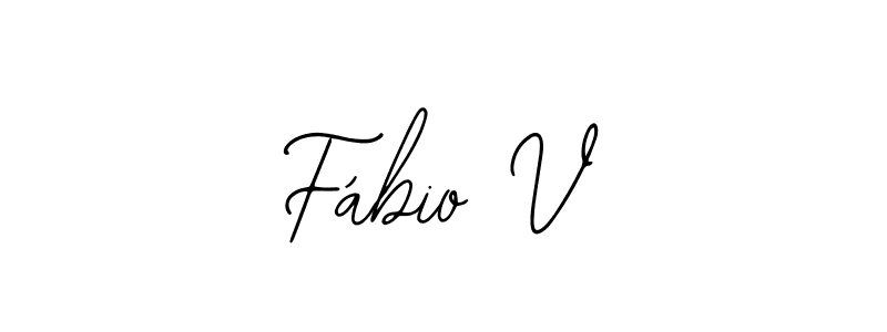 How to Draw Fábio V signature style? Bearetta-2O07w is a latest design signature styles for name Fábio V. Fábio V signature style 12 images and pictures png