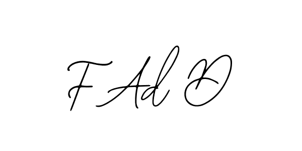 Use a signature maker to create a handwritten signature online. With this signature software, you can design (Bearetta-2O07w) your own signature for name F Ad D. F Ad D signature style 12 images and pictures png