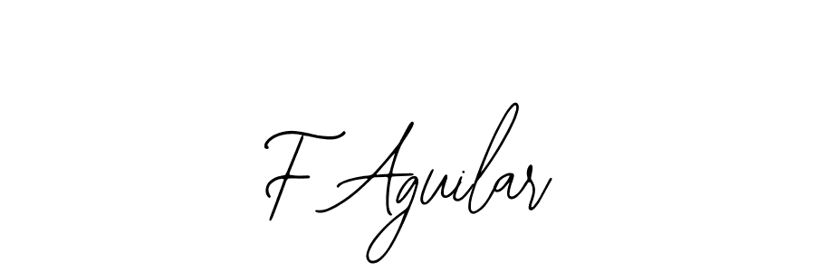 Make a beautiful signature design for name F Aguilar. With this signature (Bearetta-2O07w) style, you can create a handwritten signature for free. F Aguilar signature style 12 images and pictures png