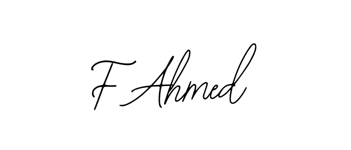 It looks lik you need a new signature style for name F Ahmed. Design unique handwritten (Bearetta-2O07w) signature with our free signature maker in just a few clicks. F Ahmed signature style 12 images and pictures png