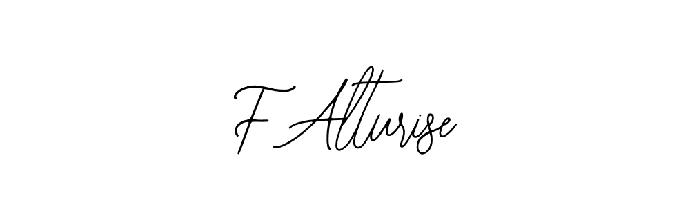 Use a signature maker to create a handwritten signature online. With this signature software, you can design (Bearetta-2O07w) your own signature for name F Alturise. F Alturise signature style 12 images and pictures png
