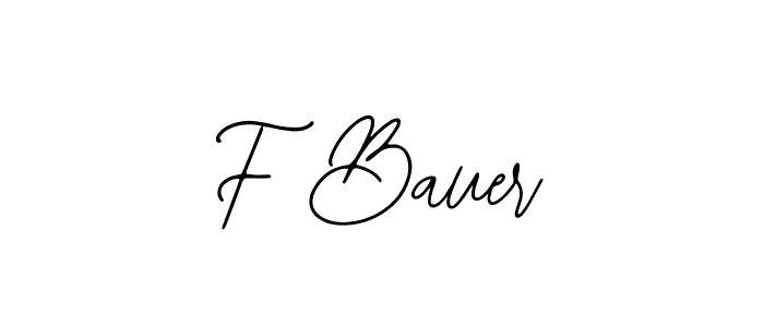 Create a beautiful signature design for name F Bauer. With this signature (Bearetta-2O07w) fonts, you can make a handwritten signature for free. F Bauer signature style 12 images and pictures png