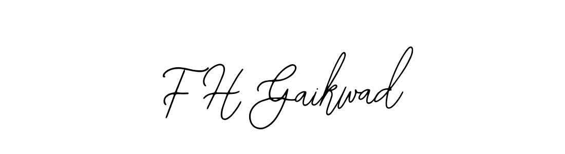 Bearetta-2O07w is a professional signature style that is perfect for those who want to add a touch of class to their signature. It is also a great choice for those who want to make their signature more unique. Get F H Gaikwad name to fancy signature for free. F H Gaikwad signature style 12 images and pictures png