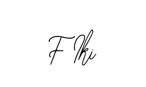 Similarly Bearetta-2O07w is the best handwritten signature design. Signature creator online .You can use it as an online autograph creator for name F Iki. F Iki signature style 12 images and pictures png