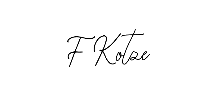 How to make F Kotze signature? Bearetta-2O07w is a professional autograph style. Create handwritten signature for F Kotze name. F Kotze signature style 12 images and pictures png