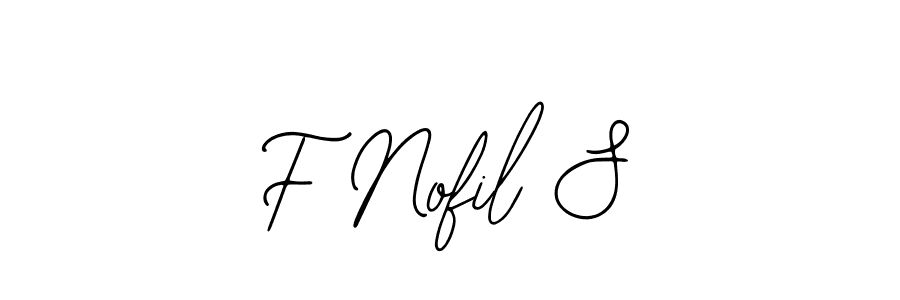 It looks lik you need a new signature style for name F Nofil S. Design unique handwritten (Bearetta-2O07w) signature with our free signature maker in just a few clicks. F Nofil S signature style 12 images and pictures png