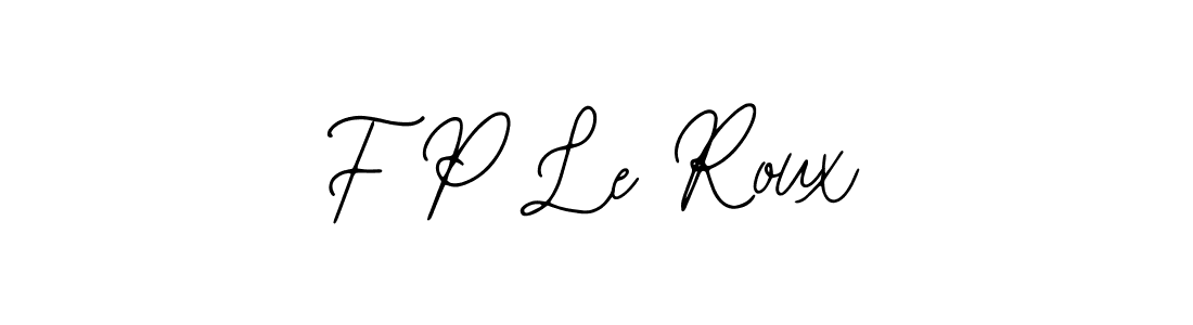 How to make F P Le Roux signature? Bearetta-2O07w is a professional autograph style. Create handwritten signature for F P Le Roux name. F P Le Roux signature style 12 images and pictures png