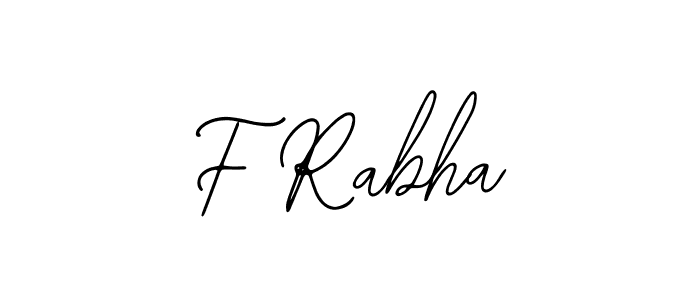 The best way (Bearetta-2O07w) to make a short signature is to pick only two or three words in your name. The name F Rabha include a total of six letters. For converting this name. F Rabha signature style 12 images and pictures png