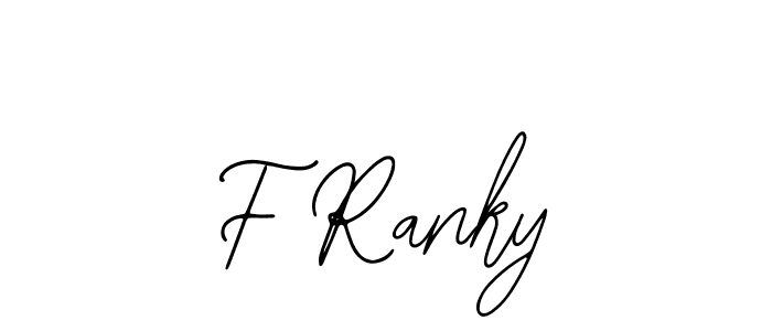 How to Draw F Ranky signature style? Bearetta-2O07w is a latest design signature styles for name F Ranky. F Ranky signature style 12 images and pictures png