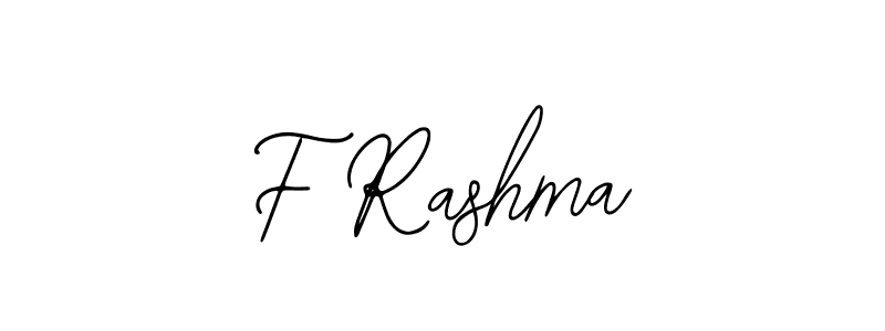 The best way (Bearetta-2O07w) to make a short signature is to pick only two or three words in your name. The name F Rashma include a total of six letters. For converting this name. F Rashma signature style 12 images and pictures png