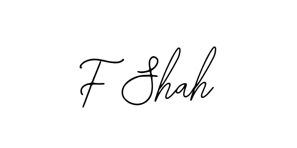 The best way (Bearetta-2O07w) to make a short signature is to pick only two or three words in your name. The name F Shah include a total of six letters. For converting this name. F Shah signature style 12 images and pictures png