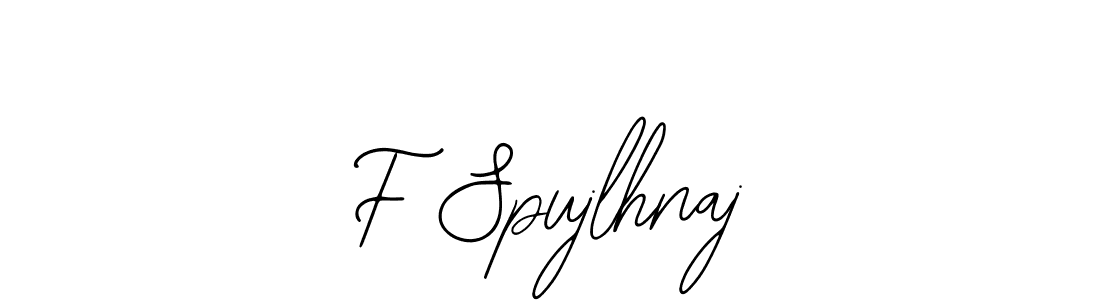 How to make F Spujlhnaj signature? Bearetta-2O07w is a professional autograph style. Create handwritten signature for F Spujlhnaj name. F Spujlhnaj signature style 12 images and pictures png