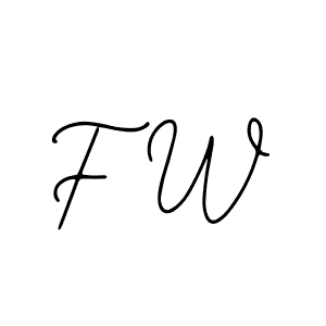 Use a signature maker to create a handwritten signature online. With this signature software, you can design (Bearetta-2O07w) your own signature for name F W. F W signature style 12 images and pictures png