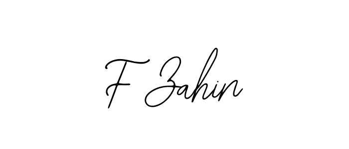 F Zahin stylish signature style. Best Handwritten Sign (Bearetta-2O07w) for my name. Handwritten Signature Collection Ideas for my name F Zahin. F Zahin signature style 12 images and pictures png