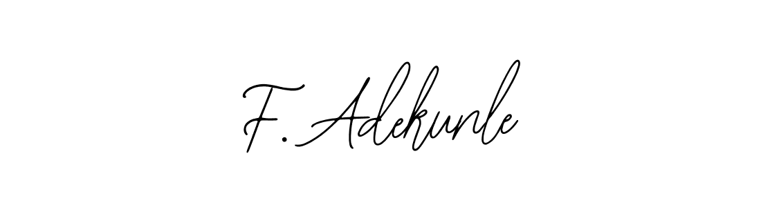 You should practise on your own different ways (Bearetta-2O07w) to write your name (F. Adekunle) in signature. don't let someone else do it for you. F. Adekunle signature style 12 images and pictures png