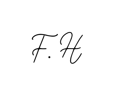 Create a beautiful signature design for name F. H. With this signature (Bearetta-2O07w) fonts, you can make a handwritten signature for free. F. H signature style 12 images and pictures png