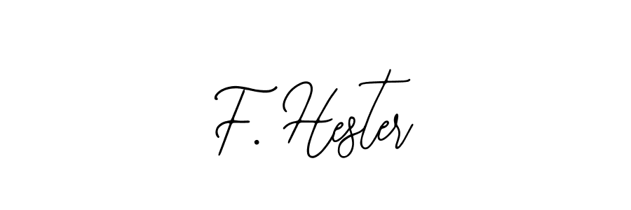 Make a beautiful signature design for name F. Hester. With this signature (Bearetta-2O07w) style, you can create a handwritten signature for free. F. Hester signature style 12 images and pictures png