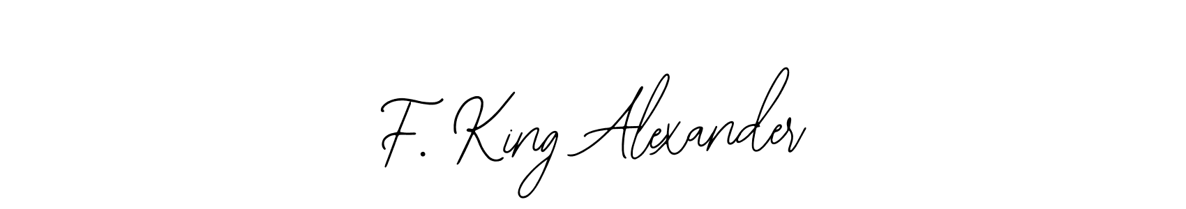 Also we have F. King Alexander name is the best signature style. Create professional handwritten signature collection using Bearetta-2O07w autograph style. F. King Alexander signature style 12 images and pictures png