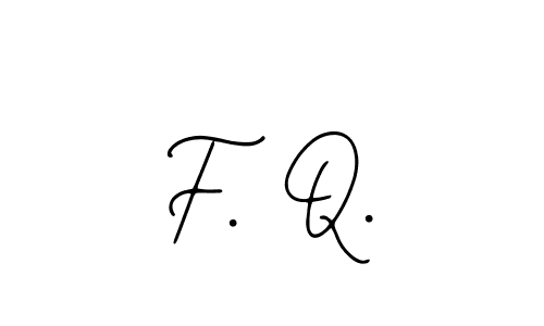 Also You can easily find your signature by using the search form. We will create F. Q. name handwritten signature images for you free of cost using Bearetta-2O07w sign style. F. Q. signature style 12 images and pictures png