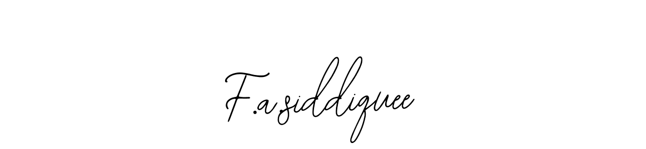 Use a signature maker to create a handwritten signature online. With this signature software, you can design (Bearetta-2O07w) your own signature for name F.a.siddiquee. F.a.siddiquee signature style 12 images and pictures png